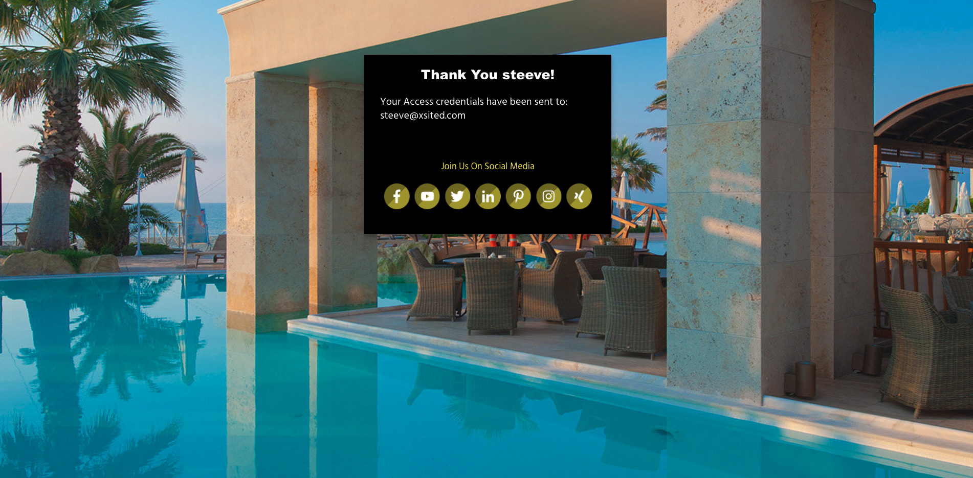 Pool Design Thank You Page Without Video
